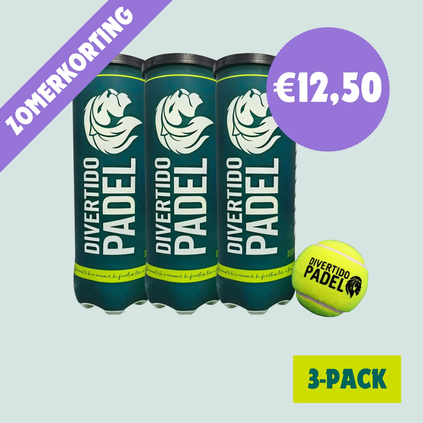 Padelballen - 3-pack (3 blikken)